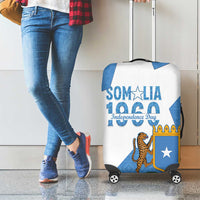 Personalized Somalia 1960 Independence Day Luggage Cover Coat Of Arms Islamic Mix African Pattern