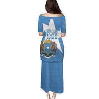 Personalized Somalia 1960 Independence Day Puletasi Coat Of Arms Islamic Mix African Pattern