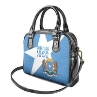 Personalized Somalia 1960 Independence Day Shoulder Handbag Coat Of Arms Islamic Mix African Pattern