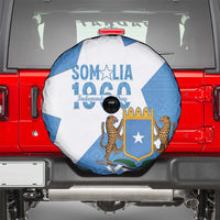Personalized Somalia 1960 Independence Day Spare Tire Cover Coat Of Arms Islamic Mix African Pattern