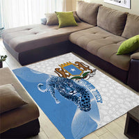 Somali Leopard Area Rug Coat Of Arms Islamic Pattern