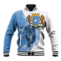 Somali Leopard Baseball Jacket Coat Of Arms Islamic Pattern