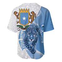 Somali Leopard Baseball Jersey Coat Of Arms Islamic Pattern