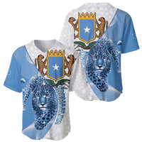 Somali Leopard Baseball Jersey Coat Of Arms Islamic Pattern