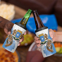 Somali Leopard 4 in 1 Can Cooler Tumbler Coat Of Arms Islamic Pattern