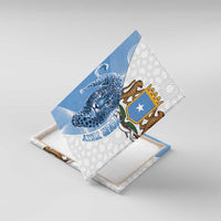 Somali Leopard Canvas Wall Art Coat Of Arms Islamic Pattern