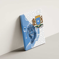 Somali Leopard Canvas Wall Art Coat Of Arms Islamic Pattern