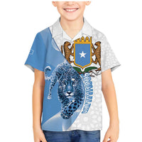 Somali Leopard Family Matching Mermaid Dress and Hawaiian Shirt Coat Of Arms Islamic Pattern