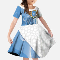 Somali Leopard Family Matching Tank Maxi Dress and Hawaiian Shirt Coat Of Arms Islamic Pattern