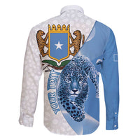 Somali Leopard Family Matching Tank Maxi Dress and Hawaiian Shirt Coat Of Arms Islamic Pattern