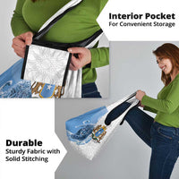 Somali Leopard Grocery Bag Coat Of Arms Islamic Pattern