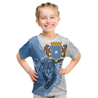 Somali Leopard Kid T Shirt Coat Of Arms Islamic Pattern