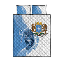 Somali Leopard Quilt Bed Set Coat Of Arms Islamic Pattern