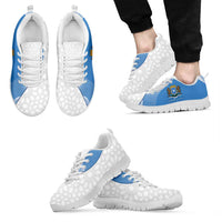 Personalised Somali Leopard Sneakers Coat Of Arms Islamic Pattern