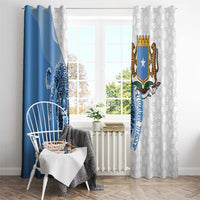 Somali Leopard Window Curtain Coat Of Arms Islamic Pattern
