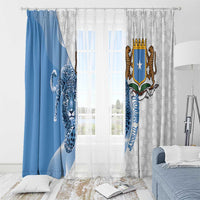 Somali Leopard Window Curtain Coat Of Arms Islamic Pattern