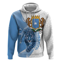 Somali Leopard Zip Hoodie Coat Of Arms Islamic Pattern