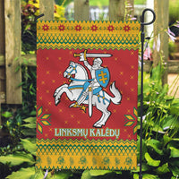 Lithuania Christmas Garden Flag Coat Of Arms Linksmu Kaledu - Wonder Print Shop