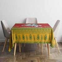 Lithuania Christmas Tablecloth Coat Of Arms Linksmu Kaledu - Wonder Print Shop