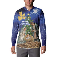 Lithuania Christmas Button Sweatshirt Chistmas Begin With Christ - Wonder Print Shop