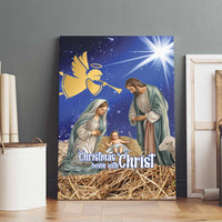 Lithuania Christmas Canvas Wall Art Chistmas Begin With Christ - Wonder Print Shop