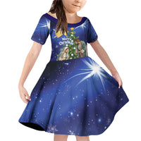 Lithuania Christmas Family Matching Off Shoulder Short Dress and Hawaiian Shirt Chistmas Begin With Christ - Wonder Print Shop