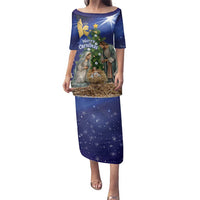 Lithuania Christmas Family Matching Puletasi and Hawaiian Shirt Chistmas Begin With Christ - Wonder Print Shop