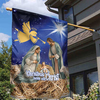 Lithuania Christmas Garden Flag Chistmas Begin With Christ - Wonder Print Shop