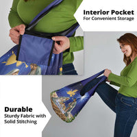 Lithuania Christmas Grocery Bag Chistmas Begin With Christ