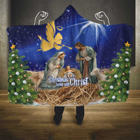 Lithuania Christmas Hooded Blanket Chistmas Begin With Christ