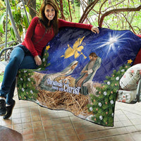 Lithuania Christmas Quilt Chistmas Begin With Christ - Wonder Print Shop