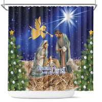 Lithuania Christmas Shower Curtain Chistmas Begin With Christ