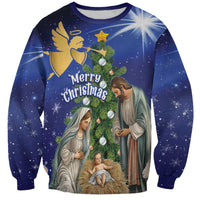Lithuania Christmas Sweatshirt Chistmas Begin With Christ - Wonder Print Shop