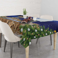Lithuania Christmas Tablecloth Chistmas Begin With Christ - Wonder Print Shop