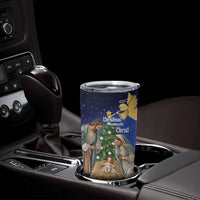 Lithuania Christmas Tumbler Cup Chistmas Begin With Christ - Wonder Print Shop