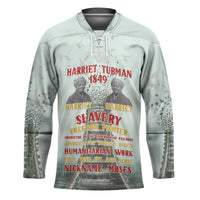 Harriet Tubman 1849 Hockey Jersey Freedom Fighter Legacy - Wonder Print Shop