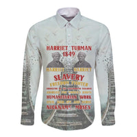 Harriet Tubman 1849 Long Sleeve Button Shirt Freedom Fighter Legacy - Wonder Print Shop