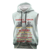 Harriet Tubman 1849 Sleeveless Hoodie Freedom Fighter Legacy - Wonder Print Shop
