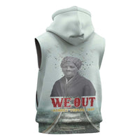 Harriet Tubman 1849 Sleeveless Hoodie Freedom Fighter Legacy - Wonder Print Shop