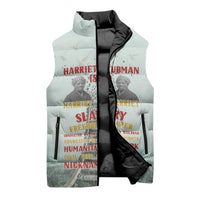 Harriet Tubman 1849 Sleeveless Puffer Jacket Freedom Fighter Legacy - Wonder Print Shop