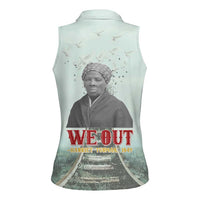 Harriet Tubman 1849 Women Sleeveless Polo Shirt Freedom Fighter Legacy - Wonder Print Shop