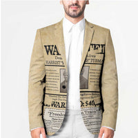 WANTED for Freedom Blazer Harriet Moses Tubman - Wonder Print Shop