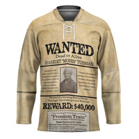 WANTED for Freedom Hockey Jersey Harriet Moses Tubman - Wonder Print Shop