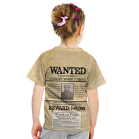 WANTED for Freedom Kid T Shirt Harriet Moses Tubman - Wonder Print Shop