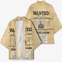 WANTED for Freedom Kimono Harriet Moses Tubman - Wonder Print Shop