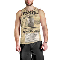 WANTED for Freedom Men Tank Top Harriet Moses Tubman - Wonder Print Shop
