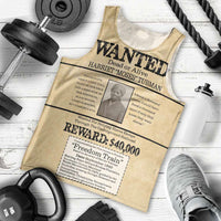 WANTED for Freedom Men Tank Top Harriet Moses Tubman - Wonder Print Shop