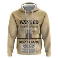 WANTED for Freedom Zip Hoodie Harriet Moses Tubman - Wonder Print Shop