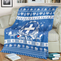 Greece Christmas Blanket Coat Of Arms Kala Cristouyenna
