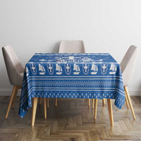 Greece Christmas Tablecloth Coat Of Arms Kala Cristouyenna - Wonder Print Shop